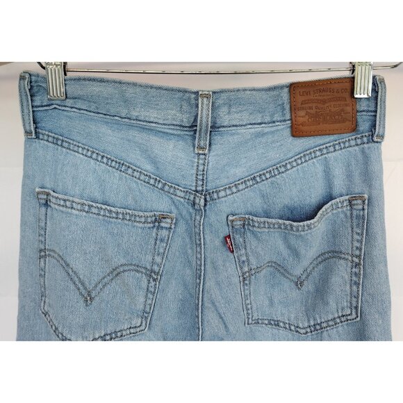 Levi Light Wash High Loose Baggy Jeans Size 27 - Picture 3 of 14